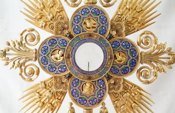 Ornate French Antique Monstrance